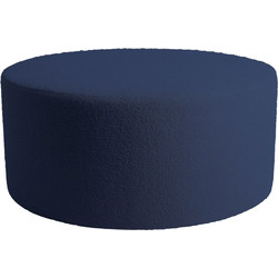 Σκαμπό Evie PTMD Luxury Living με διαστάσεις 90x90x40cm - Blue 117054