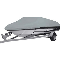 vidaXL Κάλυμμα Σκάφους Γκρι 410x110x40 εκ. 93217