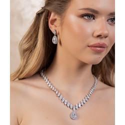 Σετ Κόσμημα Olivia Necklace & Earrings | BJ46 Hair Duty, hrd-BJ46