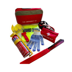 Tradesor 591061 Σετ Ασφαλείας Αυτοκινήτου με Φαρμακείο Πυροσβεστήρα Τρίγωνο & Γιλέκο