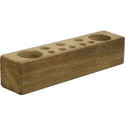 Μολυβοθήκη Nextdeco Tribeca ανακυκλωμένο ξύλο teak Y8x8x36εκ