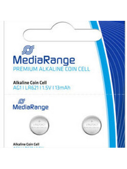 MediaRange Premium Alkaline AG1 LR621 2τμχ