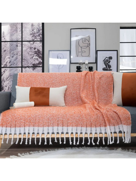Teoran Ριχτάρι-Κουβέρτα Καναπέ 130x150cm Mohair 05 52014544