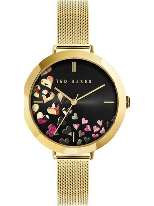 Ted Baker Γυναικείο Ρολόι με Χρυσό Μεταλλικό Μπρασελέ BKPAMF109