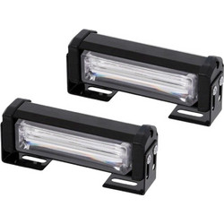 VenCore VenCore 6855-10022 - Σετ 2 Τεμ. Προειδοποιητικών LED CREE CXB COB Αδιάβροχες Μπάρες με Βάση και Διακόπτη ON/OFF Μονού Χρώματος Πορτοκαλί 12-24V
