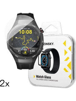 Wozinsky Full Glue Tempered Glass for Huawei Watch GT 5 / GT 5 Pro / GT 4 / GT 4 Pro / GT 3 / GT 3 Pro 46mm (2 pcs.)