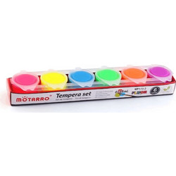 Σετ Τέμπερες Fluor 6 Χρωμάτων Motarro MP172-2 15ml