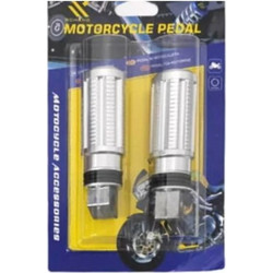 Rchang αναβατήρας μηχανής - Motorcycle pedal AR-173 W02146-1 Ασημί