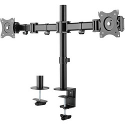 Deltaco Office Βάση Γραφείου για 2 Οθόνες 13"-27" 8kg, 75x75-100x100 ARM-0300