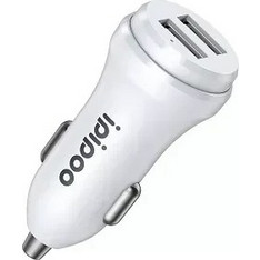 Φορτιστής Αυτοκινήτου IPIPOO XP-1 με USB καλώδιο, σε λευκό χρώμα