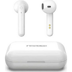 Fineblue FlyPods J10 Ακουστικά Bluetooth In Ear White Case