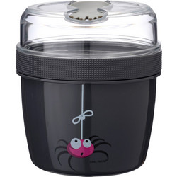 Carl Oscar N'ice Cup Spider Πλαστικό Παιδικό Σετ Δοχείο Φαγητού Ισοθερμικό Μαύρο