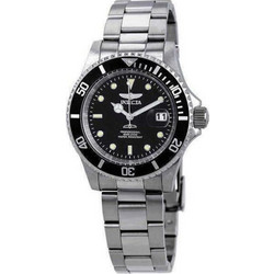 Invicta Pro Diver Ανδρικό Ρολόι με Ασημί Μεταλλικό Μπρασελέ 26970