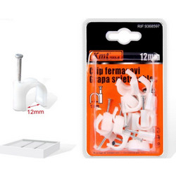 Ελαστικά Κλιπ Στήριξης Καλωδίων 12mm 18τμχ Kmt Tools 9368597