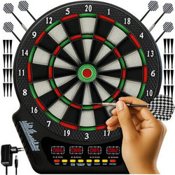 Trizand Ηλεκτρονικός Στόχος Dart LED Οθόνες, 6 Βελάκια και 24 Ανταλλακτικές Μύτες Διαστάσεις: 43 x 51.5 cm 26307