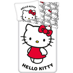 Hello Kitty White bedding cover 140x200cm, 70x90 cm