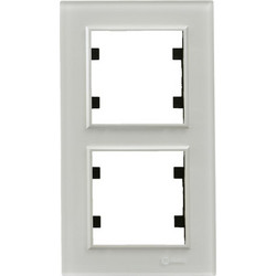 KAREA ΠΛΑΙΣΙΟ 2ΠΛΟ ΚΑΘΕΤΟ ΑΚΡΥΛΙΚΟ ΛΕΥΚΟ MAKEL MAKEL - 2-M80155707