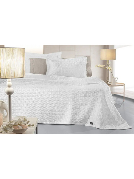Κουβέρτα Oasis White 245x260 - Guy Laroche