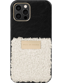 iDeal of Sweden Statement Case Faux Shearling Cream (iPhone 12 / 12 Pro)