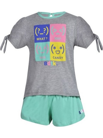 Bdtk Infant Βρεφικό Σετ Μπλούζα Με Σορτς 1201-743599 ΓΚΡΙ