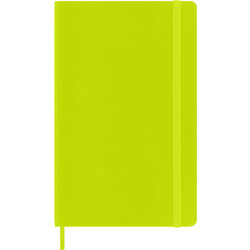 Moleskine Ruled Notebook Large Lemon Green Soft Cover