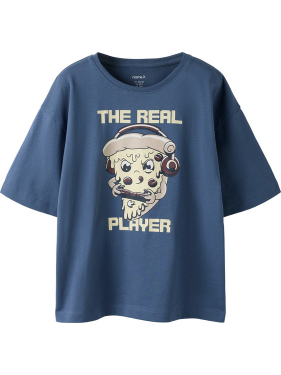 Name It The Real Player Παιδικό T-Shirt Κοντομάνικο Μπλε 13259697