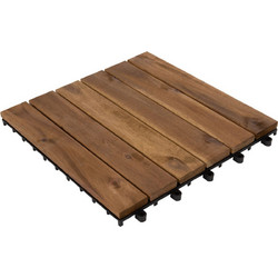 ΣΕΤ 10ΤΜΧ ΜΑΣΙΦ ΠΛΑΚΑΚΙΑ ΑΚΑΚΙΑΣ HM6299- 30x30x2.4Υεκ (1 τεμ.)