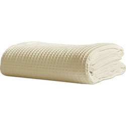 Κουβέρτα Πικέ 300gsm Summer Lines Με Ύφανση Waffle 100% Βαμβακερή Γαρύφαλλο - Εκρού, 245x270