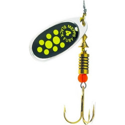 Πεταλούδα Mepps Black Fury Green Dots ΧΡΩΜΑ ΑΣΗΜΙ ΜΕΓΕΘΟΣ 2