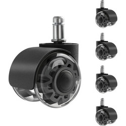 MarkAdler Ρόδες Καρέκλας Wheels 3.0 Black 5903796019230