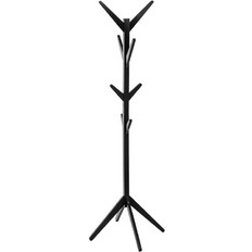 ΚΡΕΜΆΣΤΡΕΣ & ΚΑΛΌΓΕΡΟΙ WOOD BLACK COAT RACK 8H 138940A