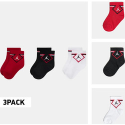 Jordan Diamond 3-Pack Βρεφικές Κάλτσες NJ0830-R78 GYM RED