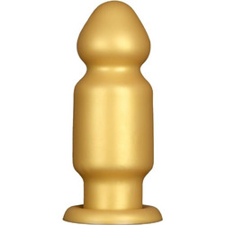 Silicone Dildo Anal with Strong Suction Cup Gold