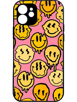 CUSTOM Malted faces - iPhone 14 Premium σκληρή θήκη (πλαστικό υψηλής ποιότητας, high definition colors)