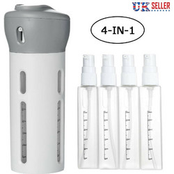 Δοχείο - Σετ 4 Μπουκαλάκια Σπρέι Ταξιδιού - Smart Travel Bottles Set