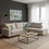 Pakoworld Luxury II Γωνιακός Καναπές Αριστερή Γωνία Μπεζ 290x235x95cm 168-000013