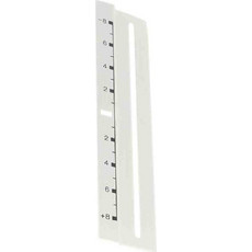 TECHNICS Indication Board Pitch Sticker for Technics SL-1200 / 1210 White With Black Lettering (Reproduction) - Technics
