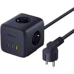 Power Strip Baseus EnerFill FA11, 3 x Schuko, Black E00082100123-00