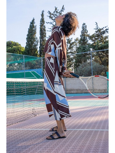 Γυναικεία FeelCute φούστα Regular Fit-Καφέ (2613396134 CHOC)