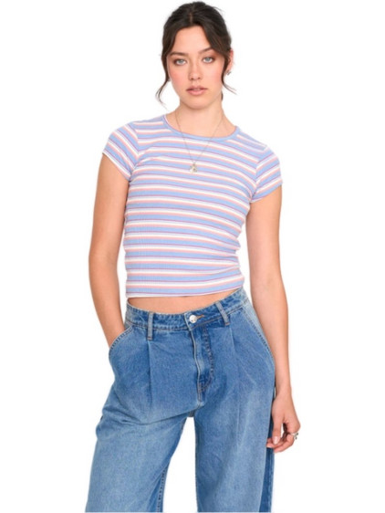 24 Colours T-Shirt Blue Stripe