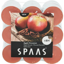 Σετ Διακοσμητικά Κεριά Ρεσώ Spaas με άρωμα Apple Cinnamon και διάρκεια καύσης 8 ώρες - 18 τεμάχια
