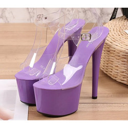Dansing Heels Platforms Purple 14.5cm