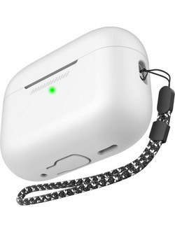 Θήκη Σιλικόνης AhaStyle PT187-2-C Apple AirPods Pro 2 (2022) Λευκό