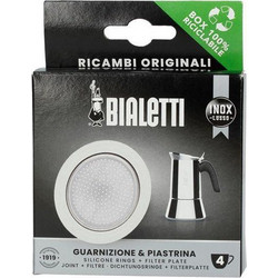 Σετ Bialetti Φλάντζα + φίλτρο για Moka Pot Venus 4 φλιτζανιών