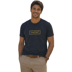 Ανδρικό T-Shirt ,ημίστενη γραμμή ,χρώμα μπλε με τύπωμα (κωδ.TS92)