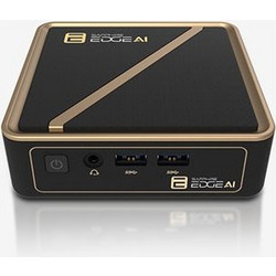 Sapphire Mini Pc Sapphire Edge Ai 370 Amd Ryzen Ai 9 Hx 370 2.5 Gigabit Black Gold 117x111x30mm