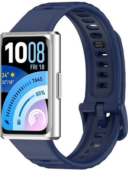 Techsuit W082 Λουράκι Σιλικόνης Navy Blue (Huawei Band 11 / Band 11 Pro)
