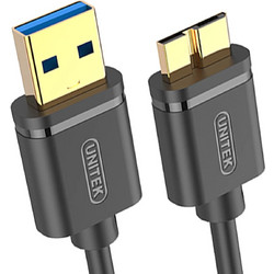 Unitek Regular USB 3.0 to micro USB Cable Μαύρο 1m (Y-C461GBK) 1τμχ