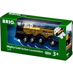 Brio Goldene Batterielok Mit Licht Und Sound 33630