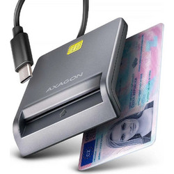 Axagon CRE-SM3TC Card Reader USB-C 2.0 για Smart Card